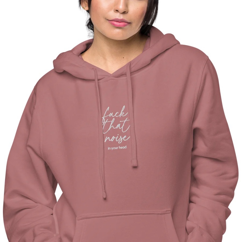 Uncensored F*ck That Noise Oversize Hoodie Yoga Bitch NWT